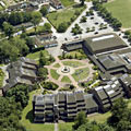 Aerial image of school buildings
